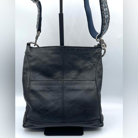 THE SAK Lucia Leather Crossbody Bag and Shoulder Bag Black color. - Picture 3 of 16